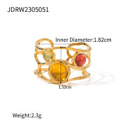 Lacie Stackable Stone Ring Set - JDRW2305051 [8W43OL6J]