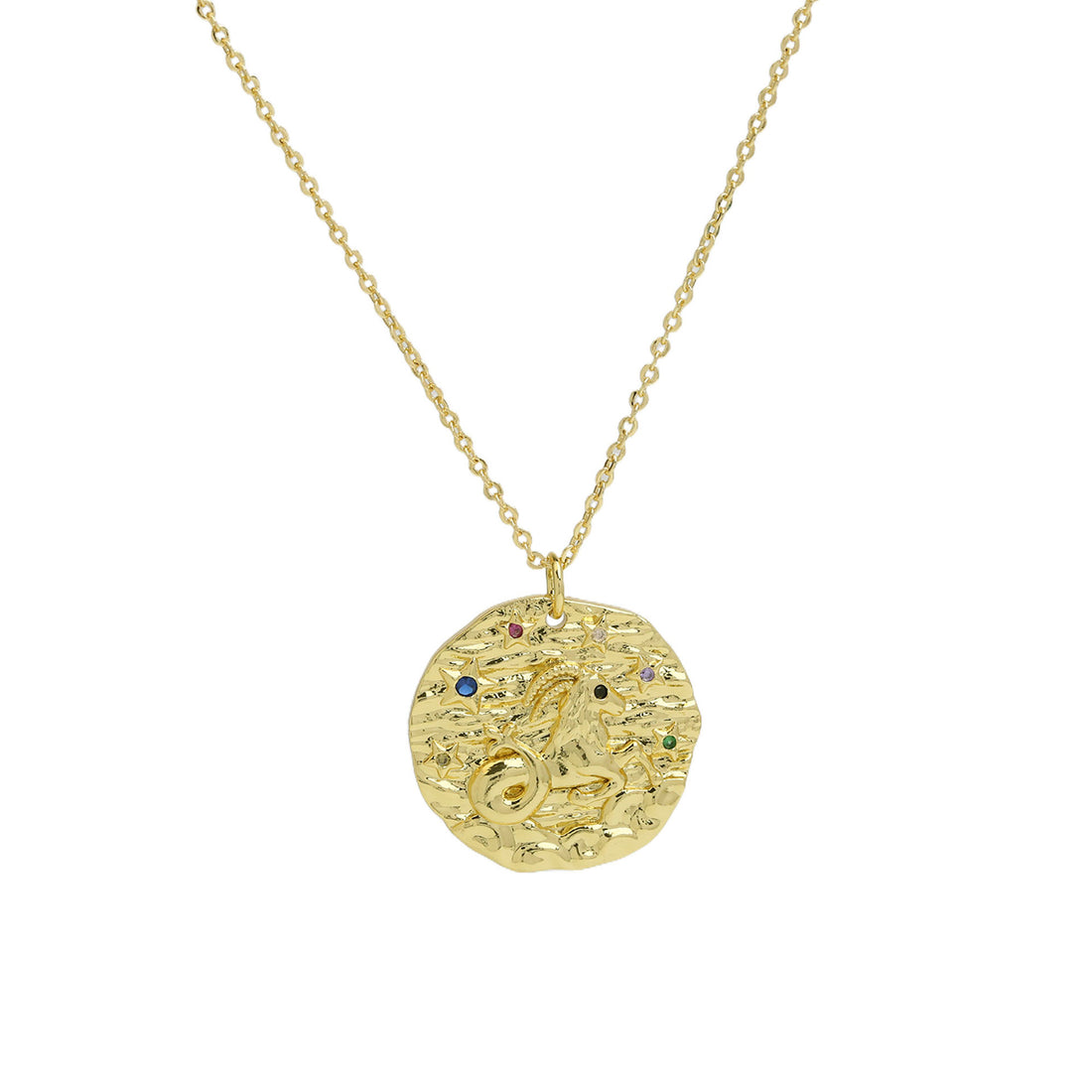 Melony Zodiac Pendant Necklace - Aries [J8ZM2KMP]