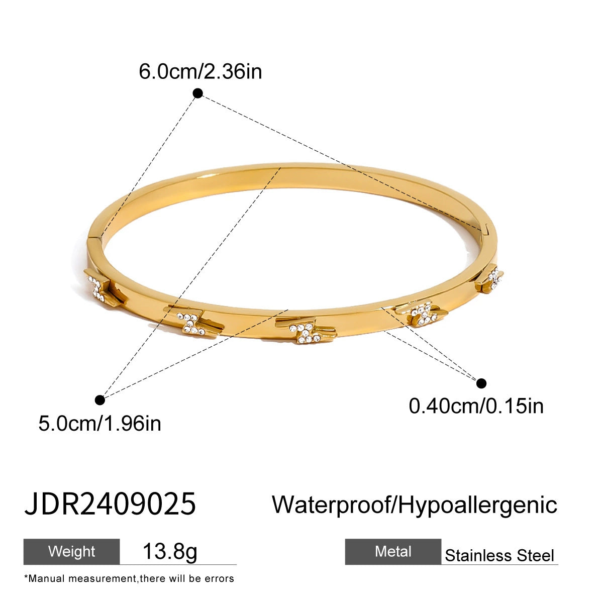 Azucena Elite Zircon Bracelets - Style JDR2409025 [TLQIQ65S]