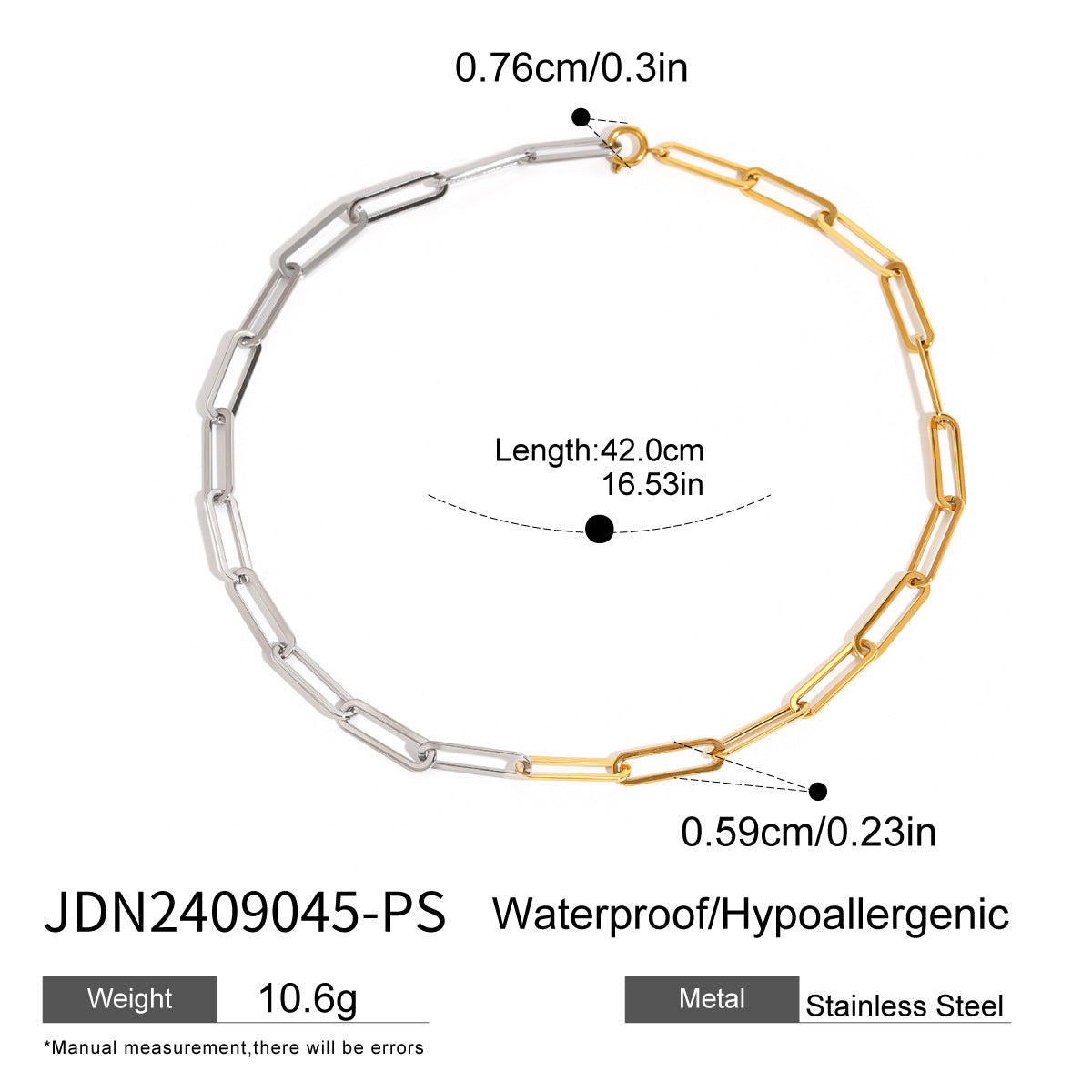 Jonah Geometric Bar Necklace - JDN2409045-PS [32YHNKGU]