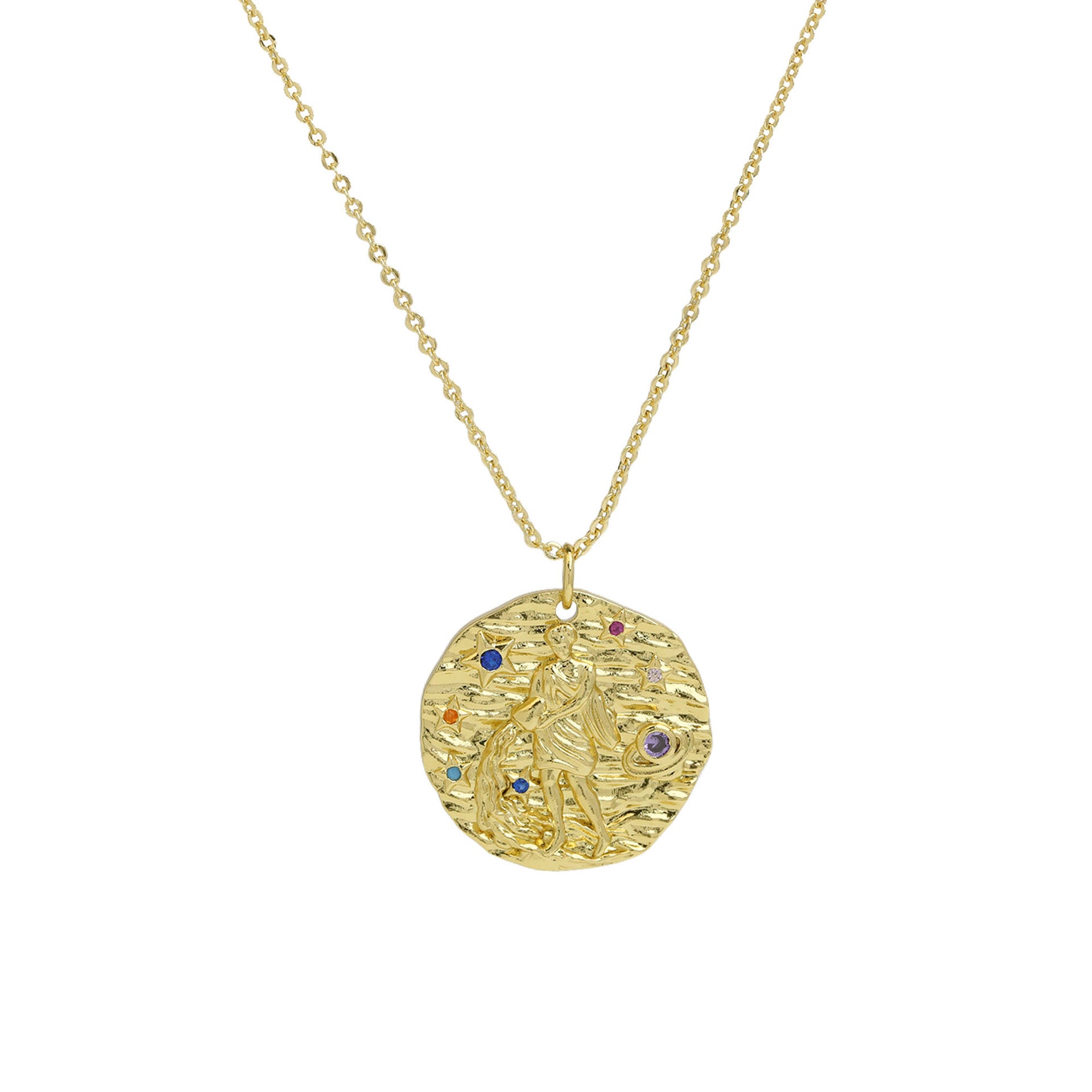 Melony Zodiac Pendant Necklace - Aquarius [9YBP6A2M]
