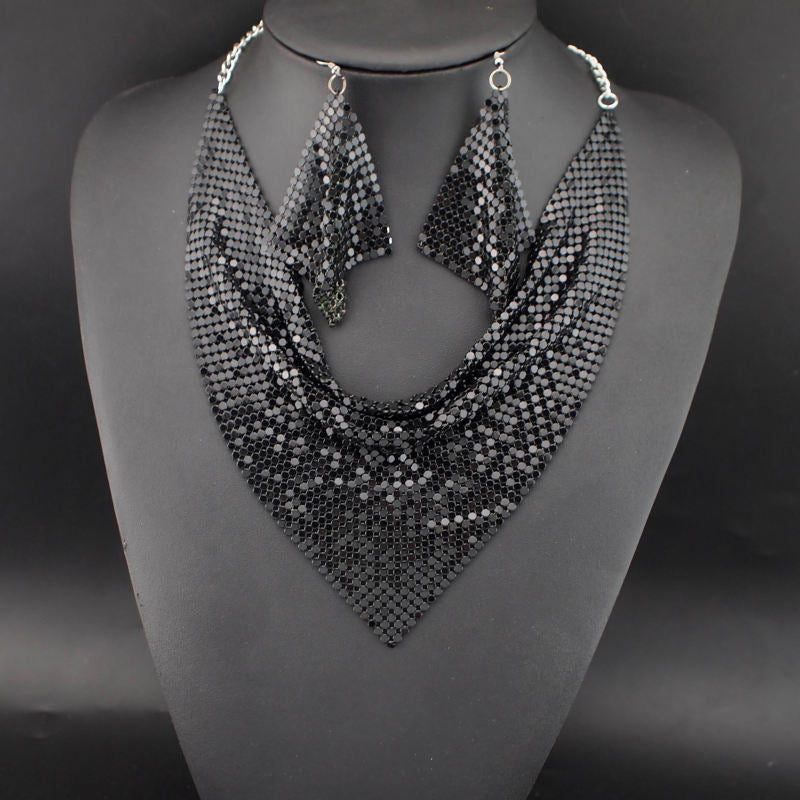 Payson Leopard Statement Set - Black [XU132Z2Z]