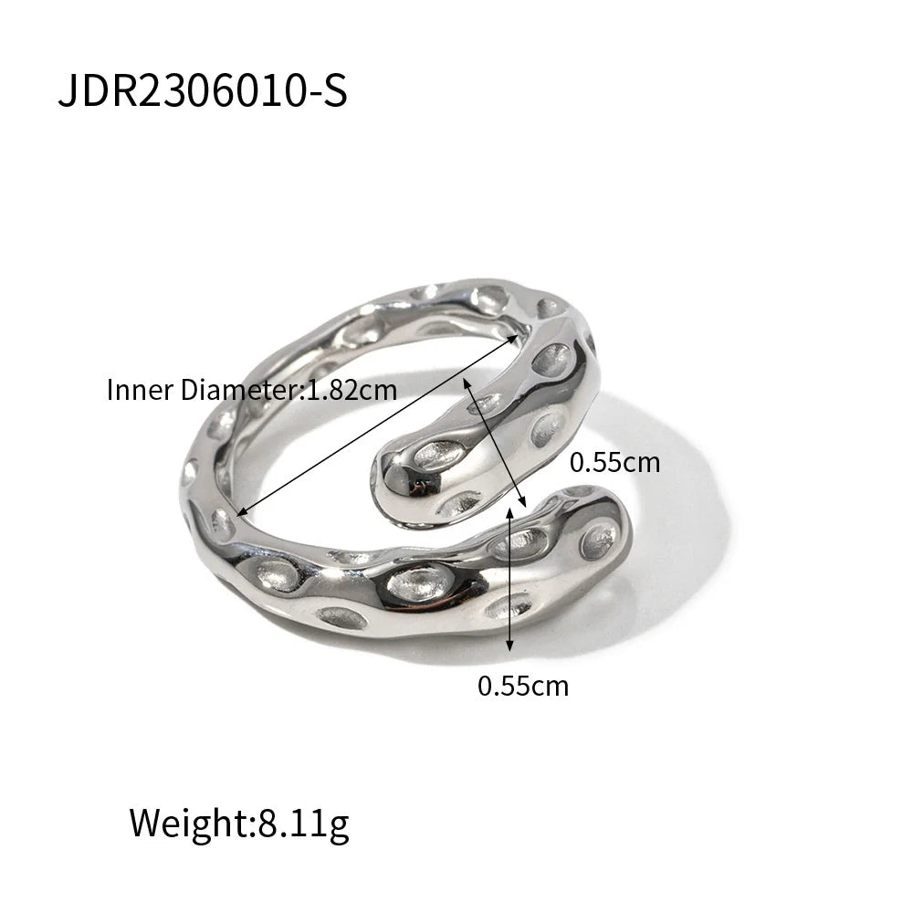 Ryder Gold Hammered Studs - JDR2306010-S