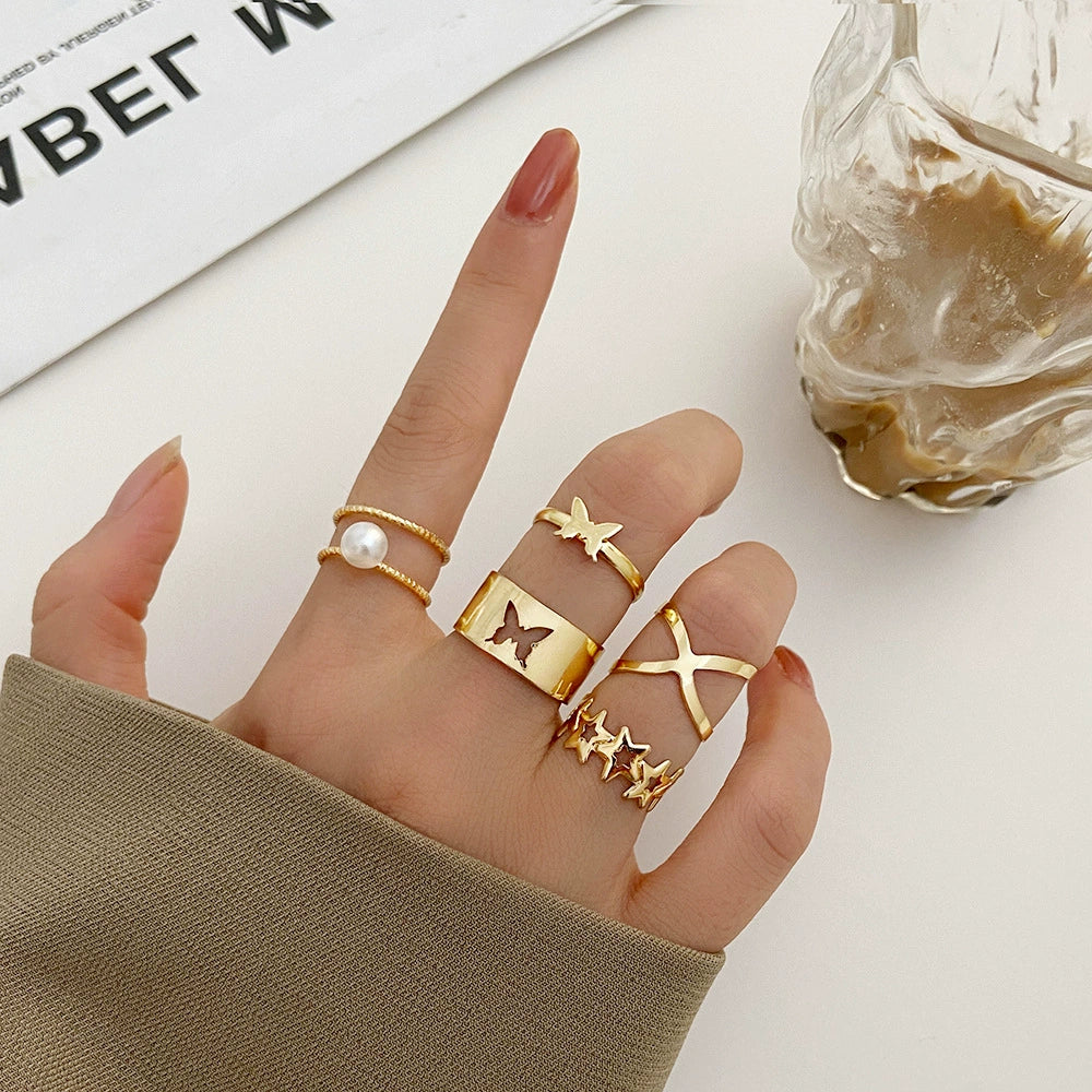 Kassidy Butterfly Ring Set - Style 11 [6OGK1J3O]