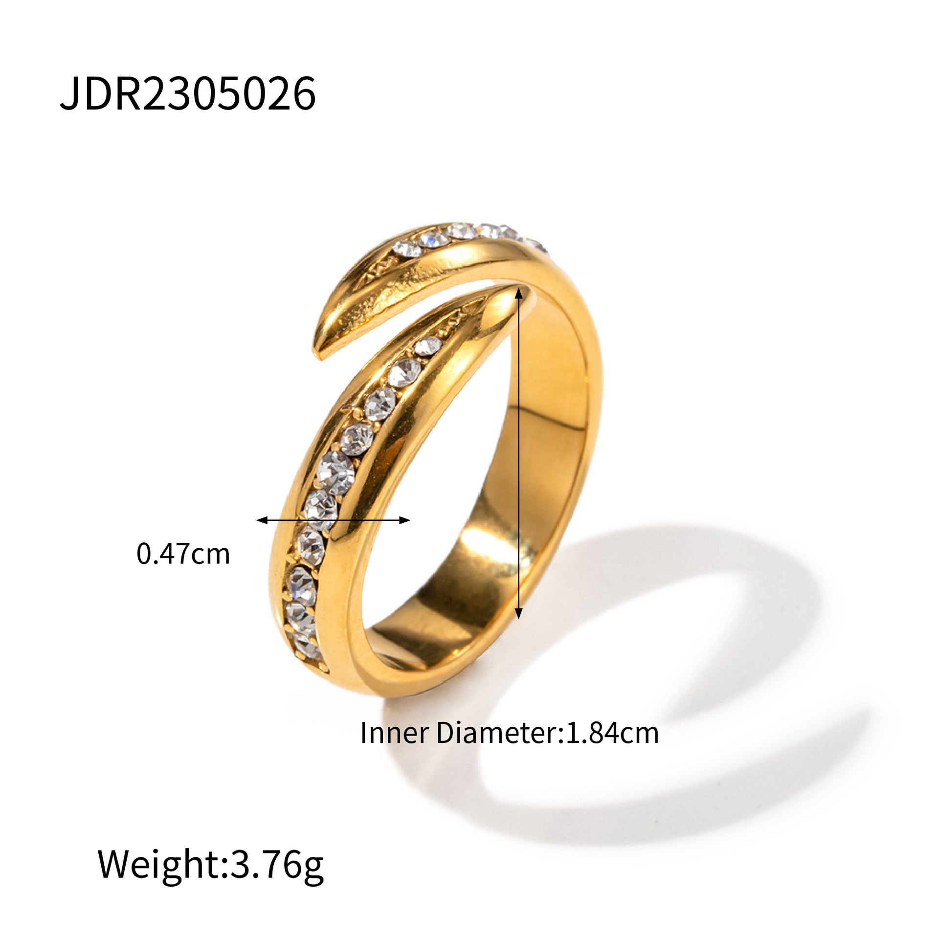 Melissa Geometric Open Ring - JDR2305026 [HNHCDR0T]