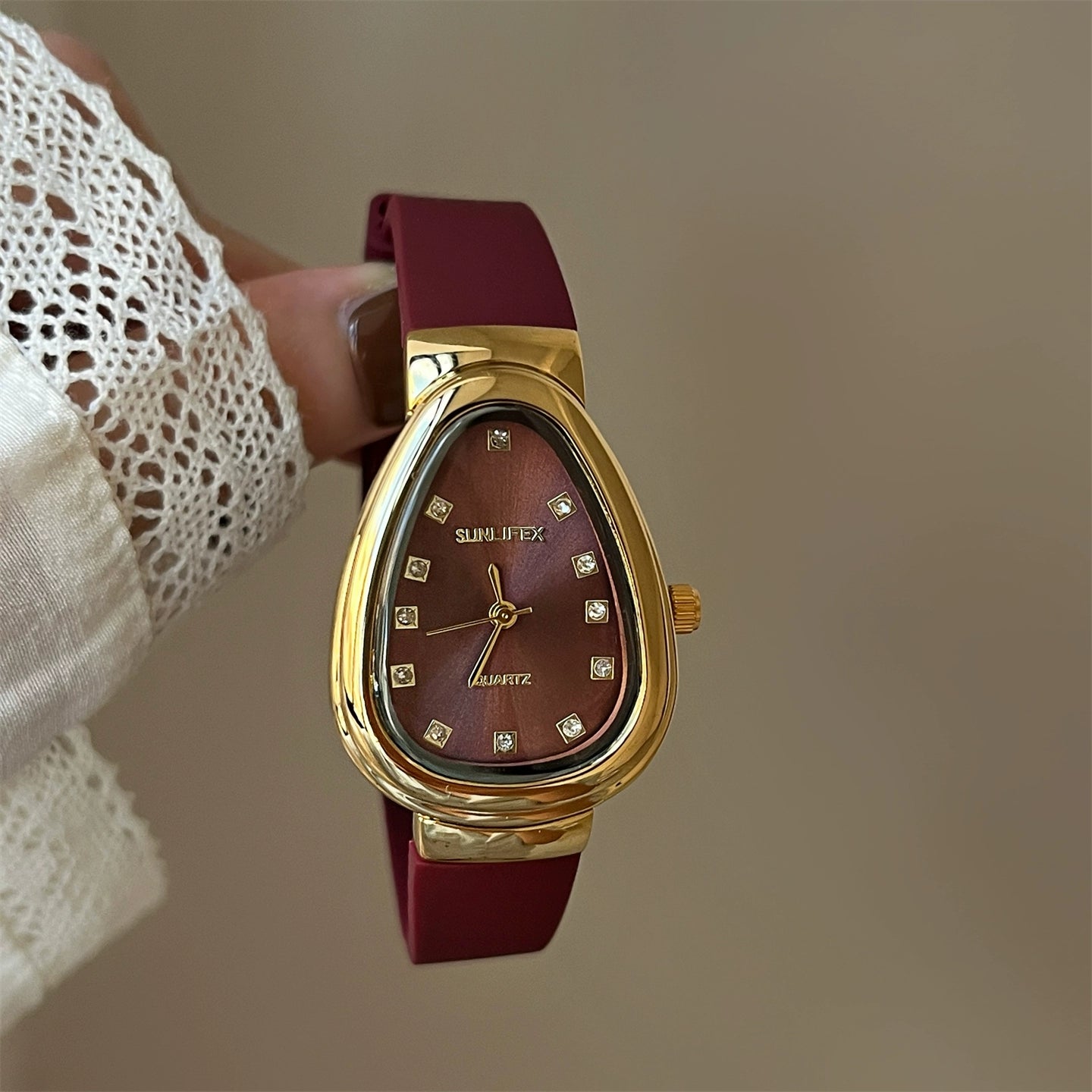 Audriana Serpent Charm Watch - Ankola Red [DZZFYUQY]