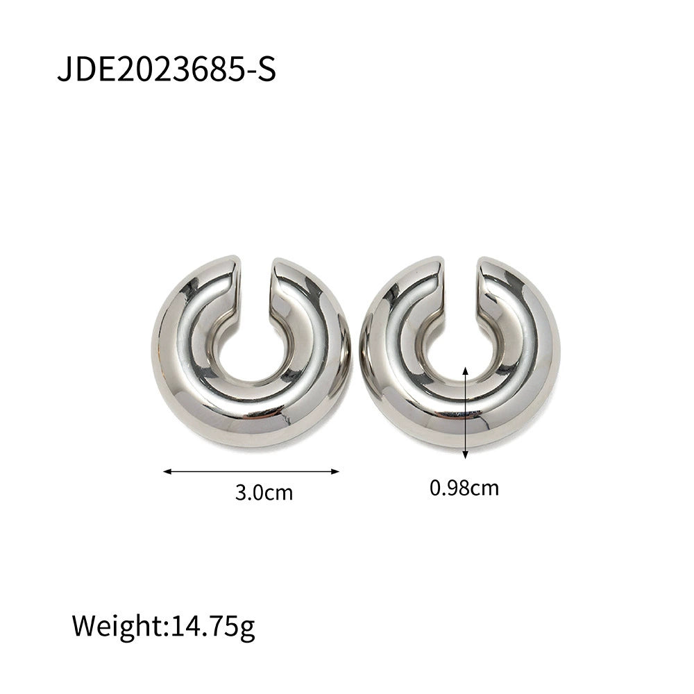 Larkyn Titanium Drop Earrings - JDE2023685-S [M3RS3SBA]