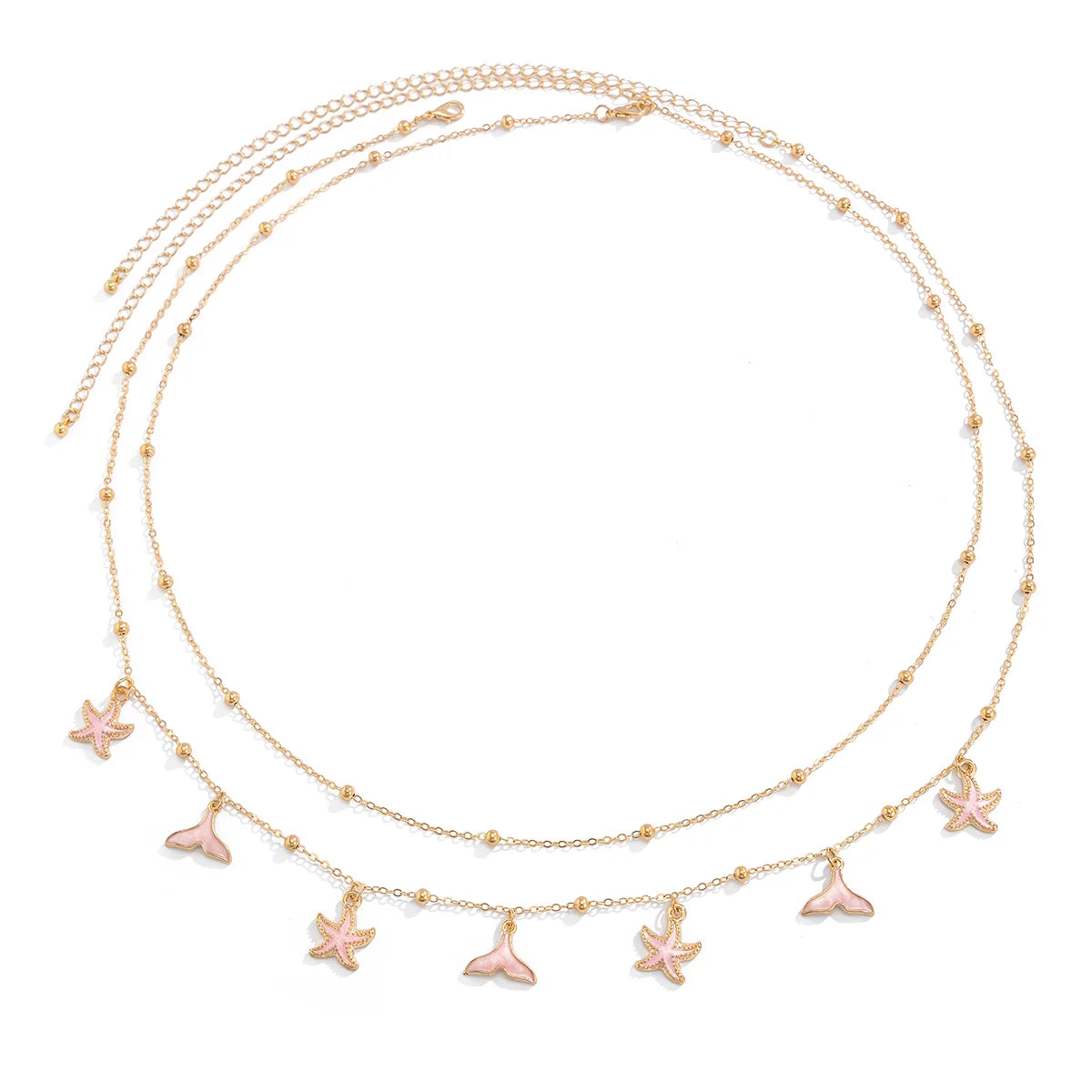 Elliotte Mermaid Starfish Waist Set - Pink