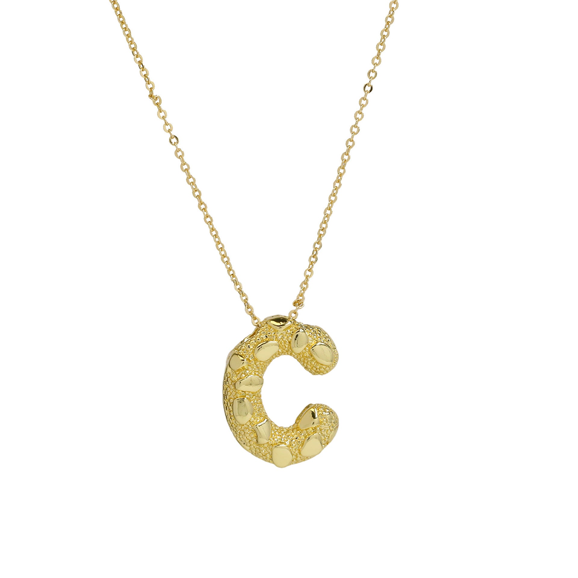 Akari Bubble Letter Necklace - C [PICMYY4X]