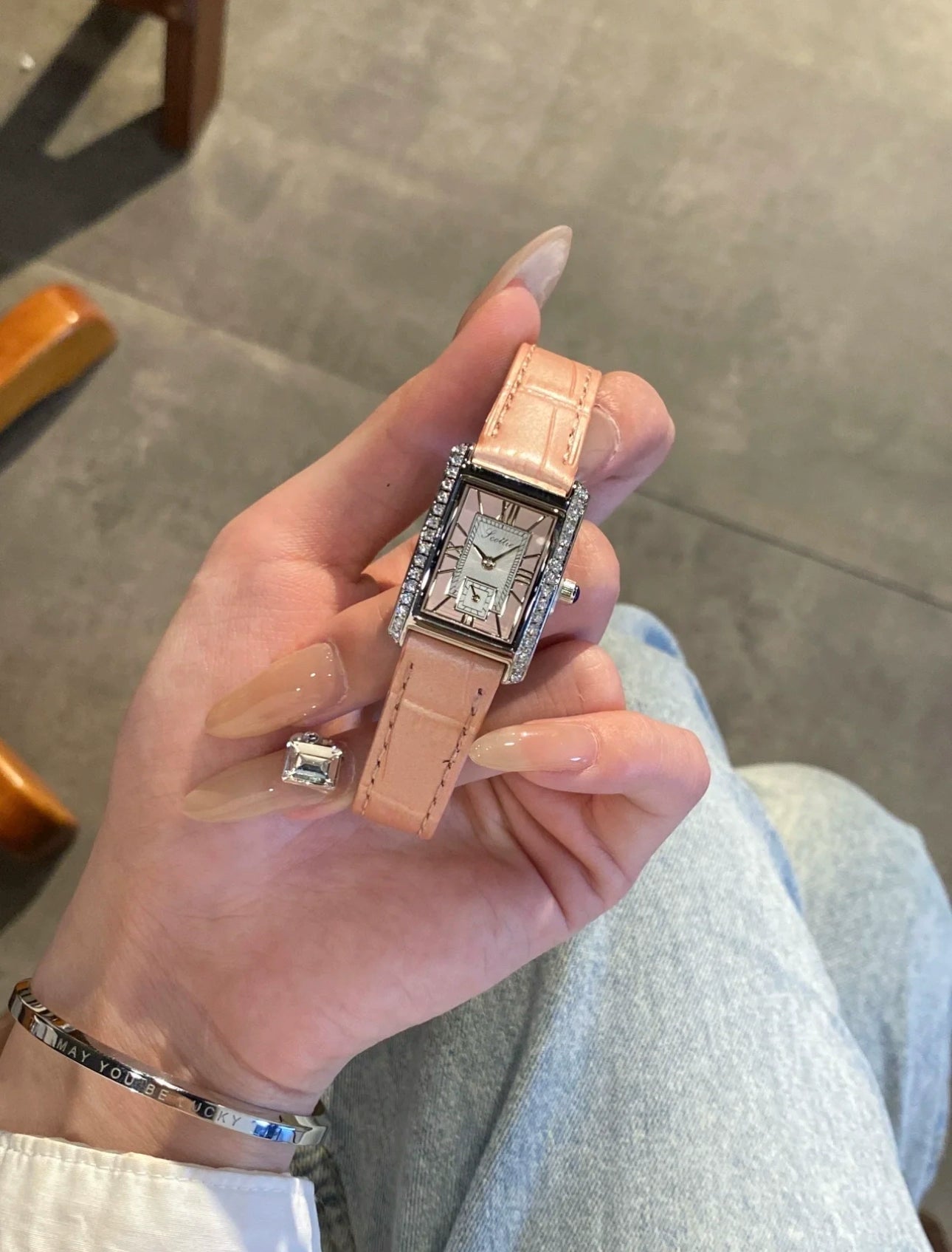 Waverly Vibrant Square Watch - Pink [H4G8LDAK]