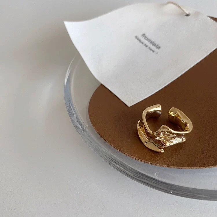 Kim Sculptural Open Ring - Style A