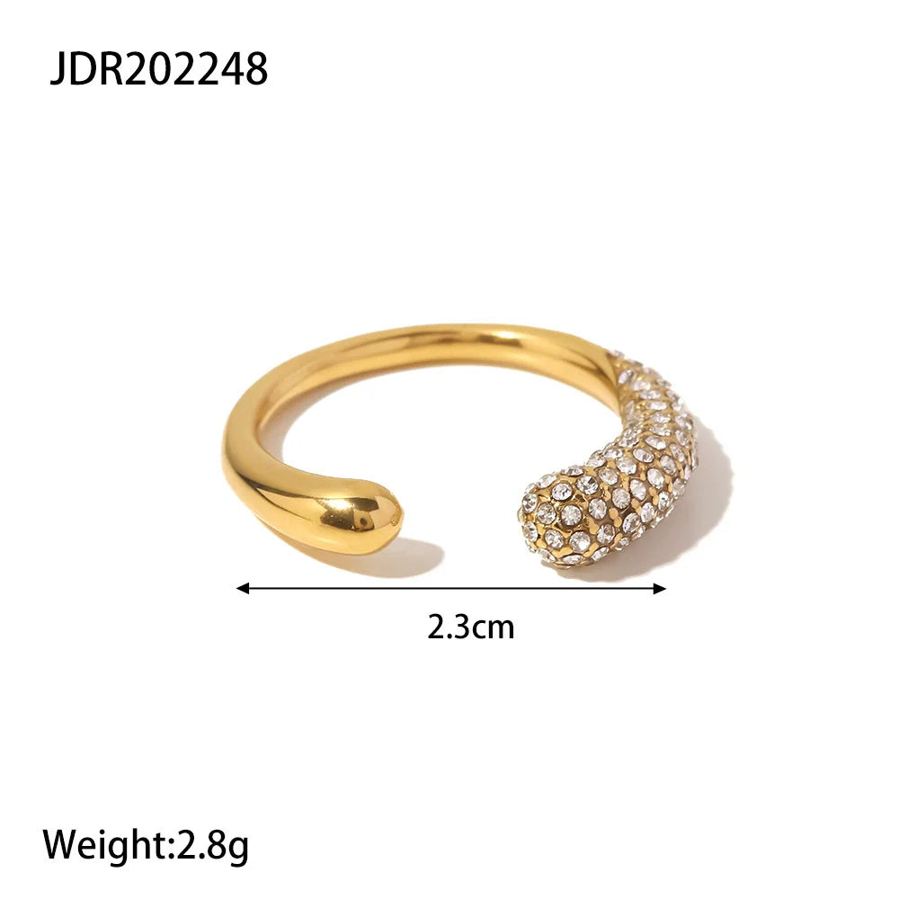 Aasiyah Delicate Zircon Ring - JDR202248