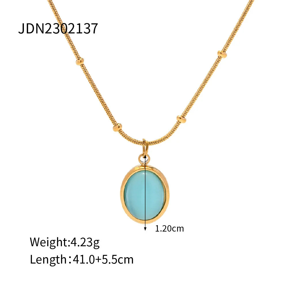 Jolynn Gold Zircon Necklace - JDN2302137