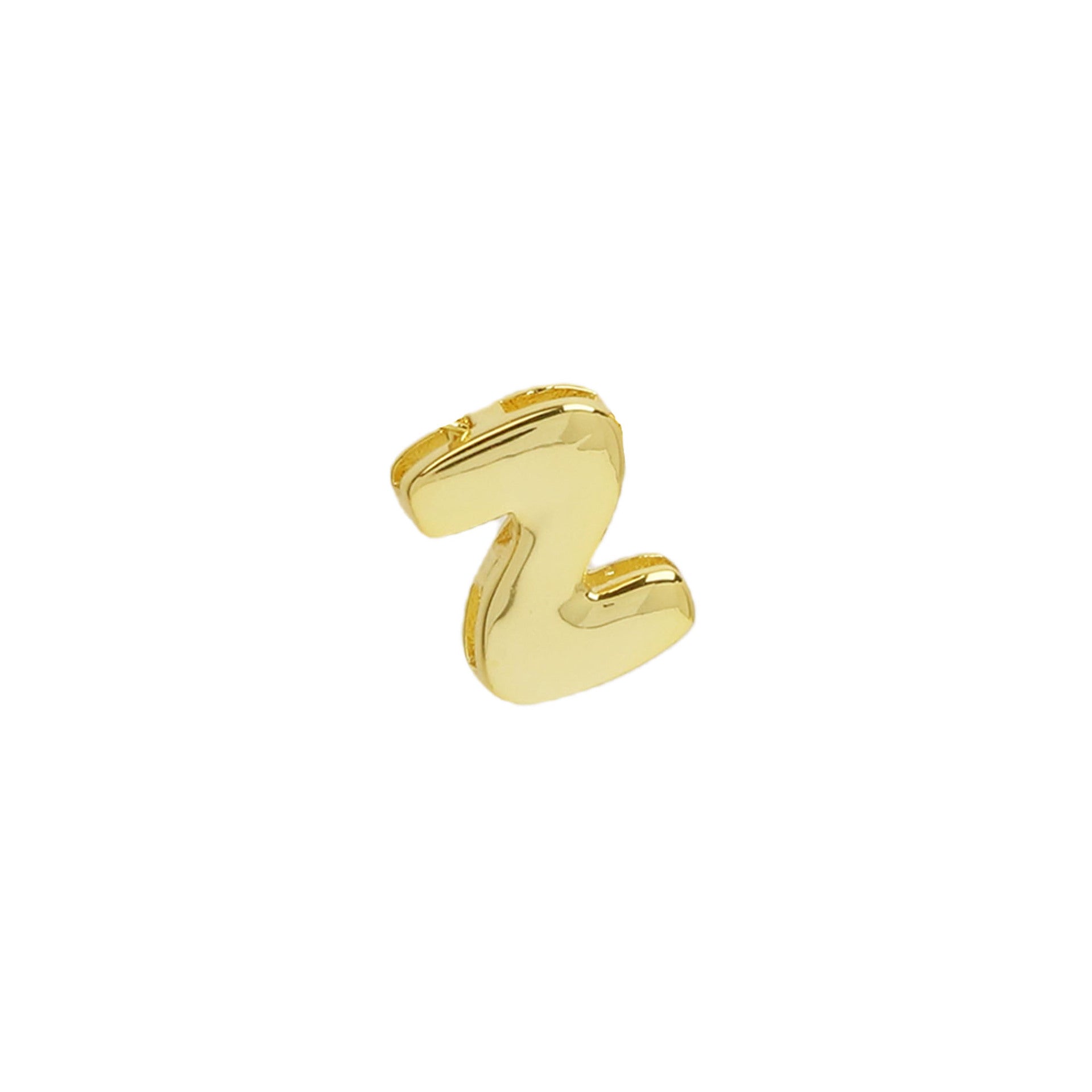 Rina Bubble Initial Charm - Gold Z (Charm) [J7JAQ031]