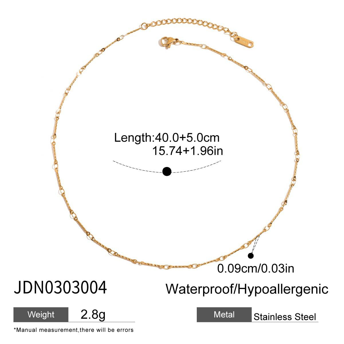 Naidelyn Stainless Chain Necklace - JDN0303004 [ZEMGC8IH]