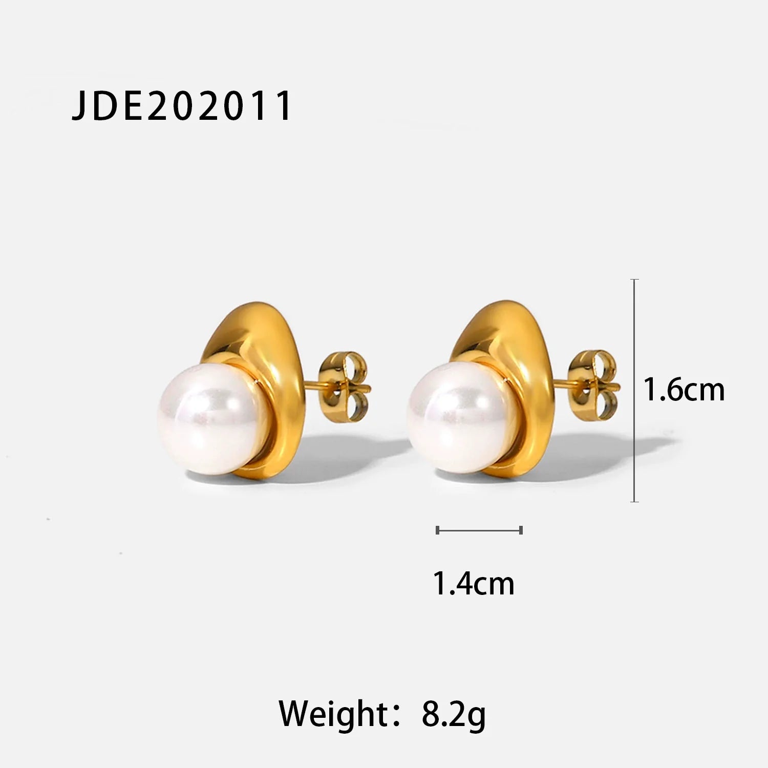 Cristina French Pearl Drop Earrings - JDE202011