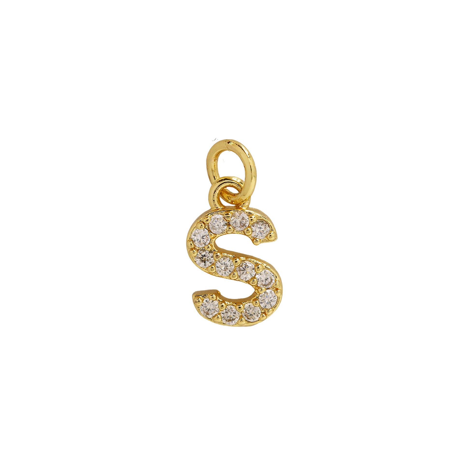 Leilah Zircon Initial Necklace - S [QQT4CGU1]