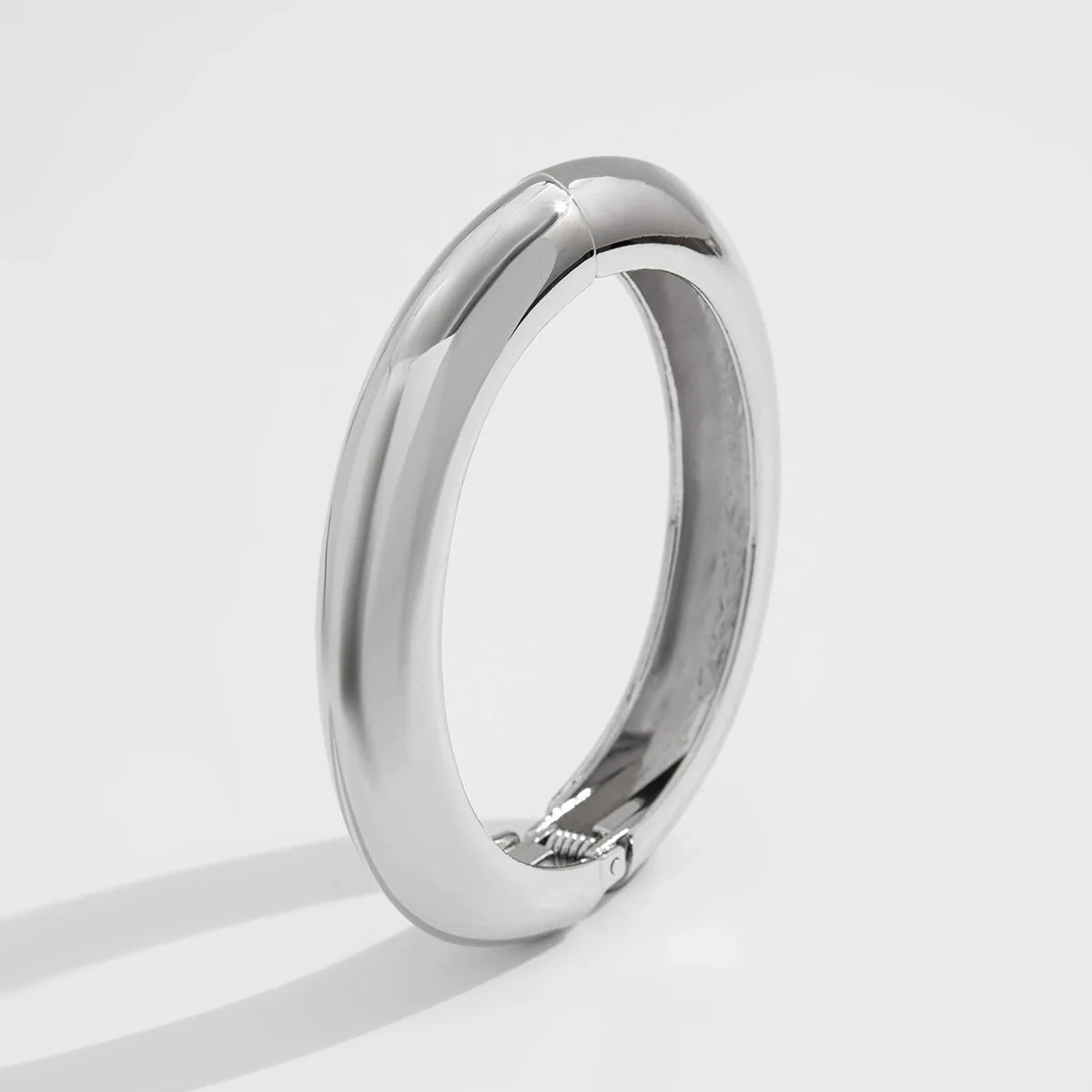 Kamya Metal Cuff Bracelet - Style One Silver