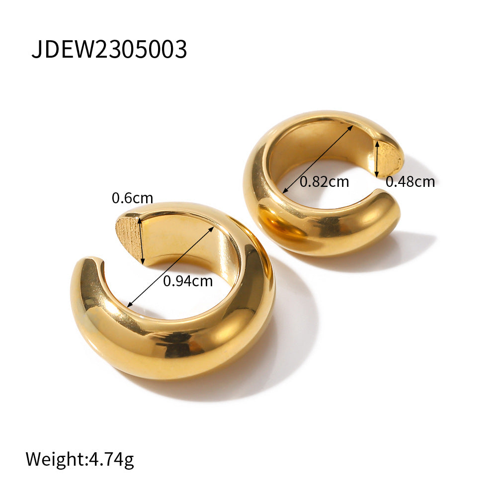 Deonna Modern Gold Ear Cuffs - JDEW2305003 [NJ415S21]