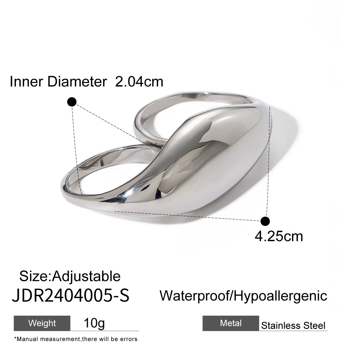 Rafaella Chunky Statement Ring - Silver Tone [ZNZOIYE9]