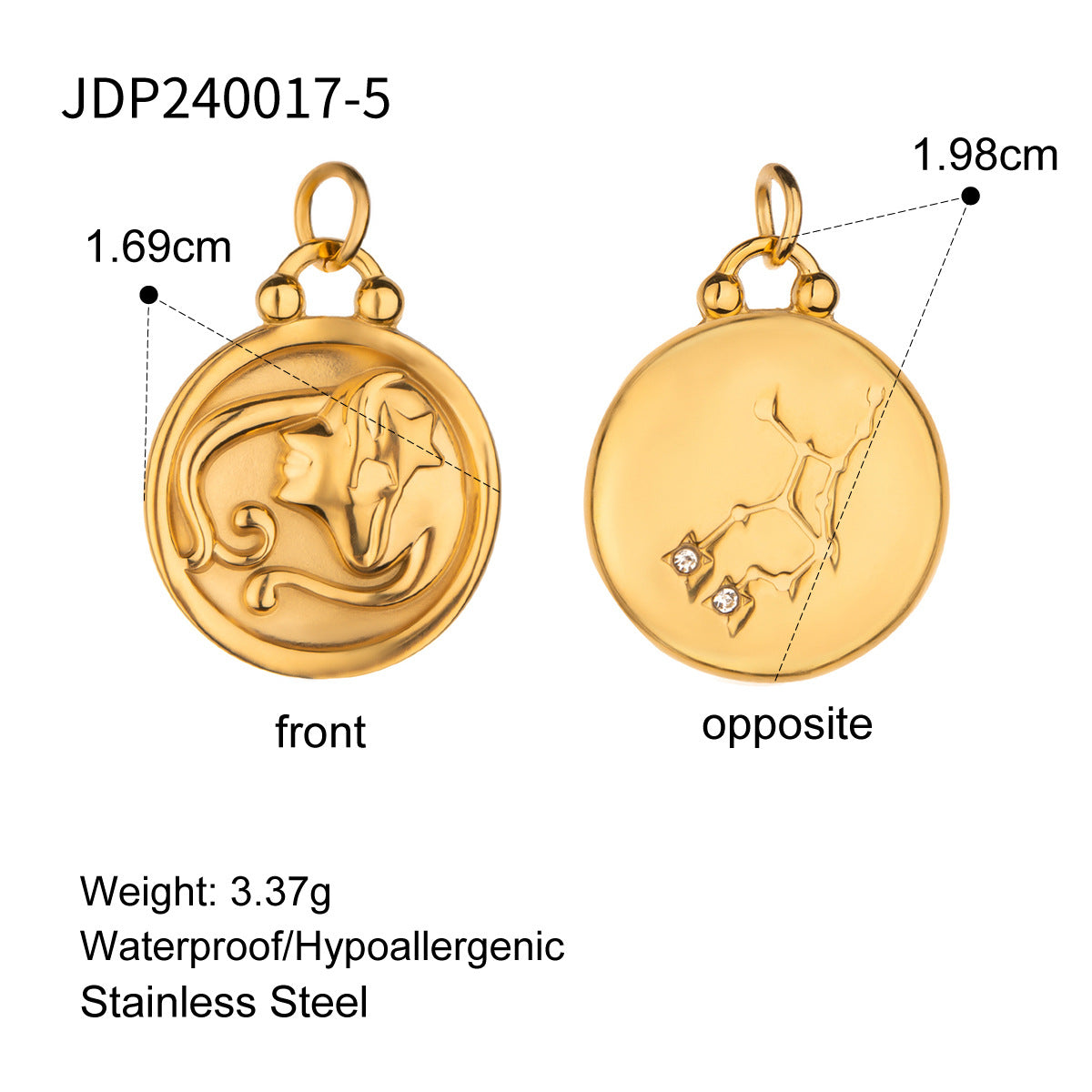 Harmonee Zodiac Constellation Necklace - JDP240017-5 [27KDF844]