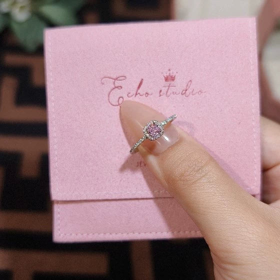 Dasha Dazzling Pink Diamond Ring - Pink Diamond Ring (Adjustable Open)