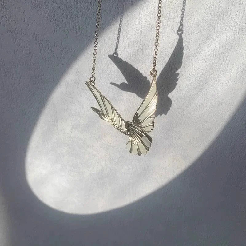 Irie Celestial Crane Necklace - Wild Goose East Departure Necklace
