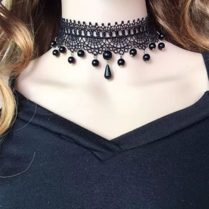 Amran Crystal Lace Choker - Style 21 [5V197PVO]