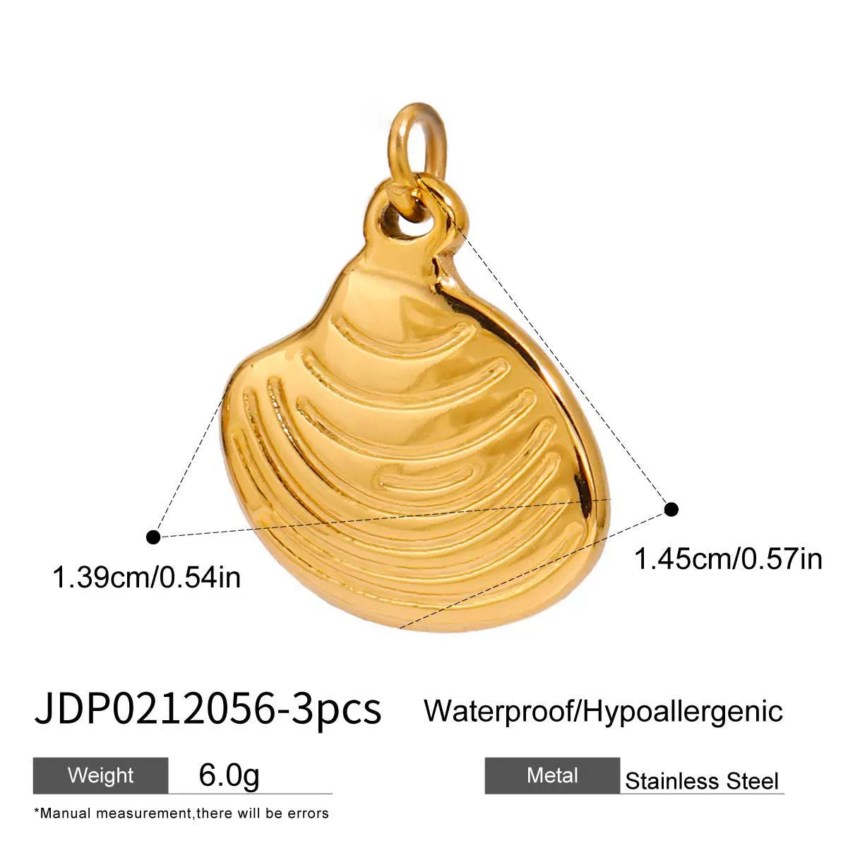 Kaylea Titanium Charm Pendants - JDP0212056-3pcs [6618T2IG]