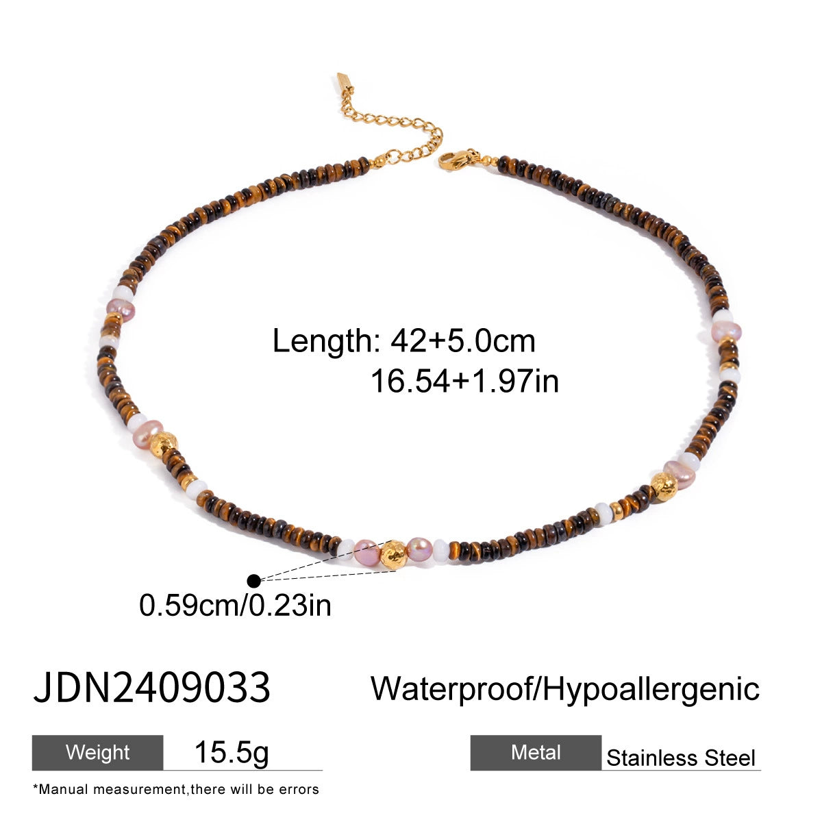 Zianna Tiger Eye Pendant Necklace - JDN2409033 [8AD3Z0SC]