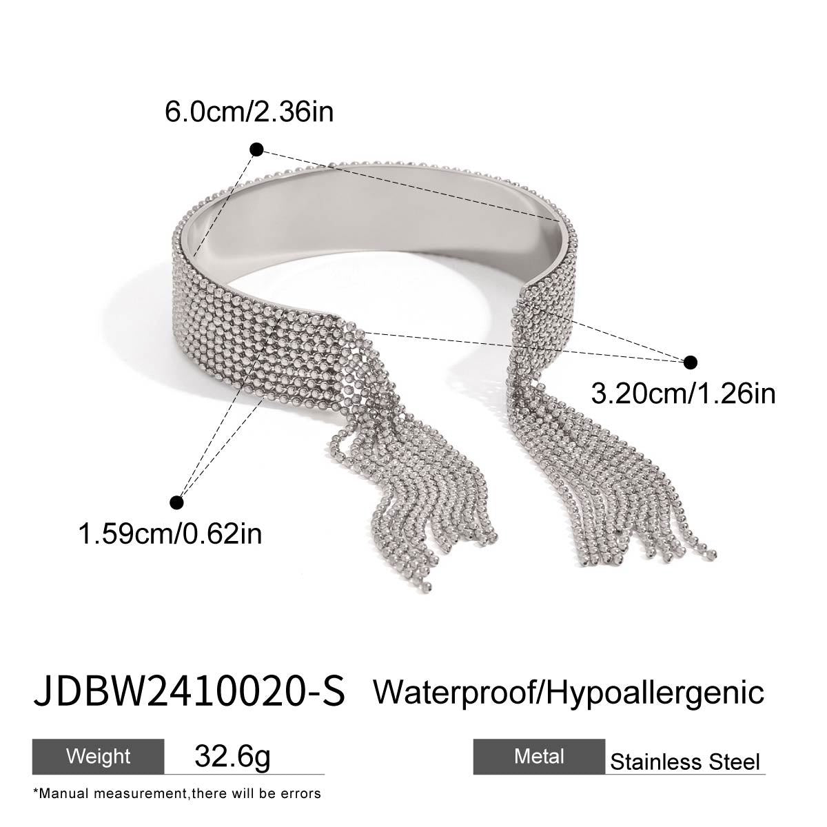 Huda Steel Link Jewelry - Silver Bracelet [26XGHC0E]