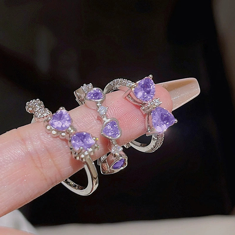 Talia Delicate Butterfly Ring Set - Style 2 [IJ2L44EB]