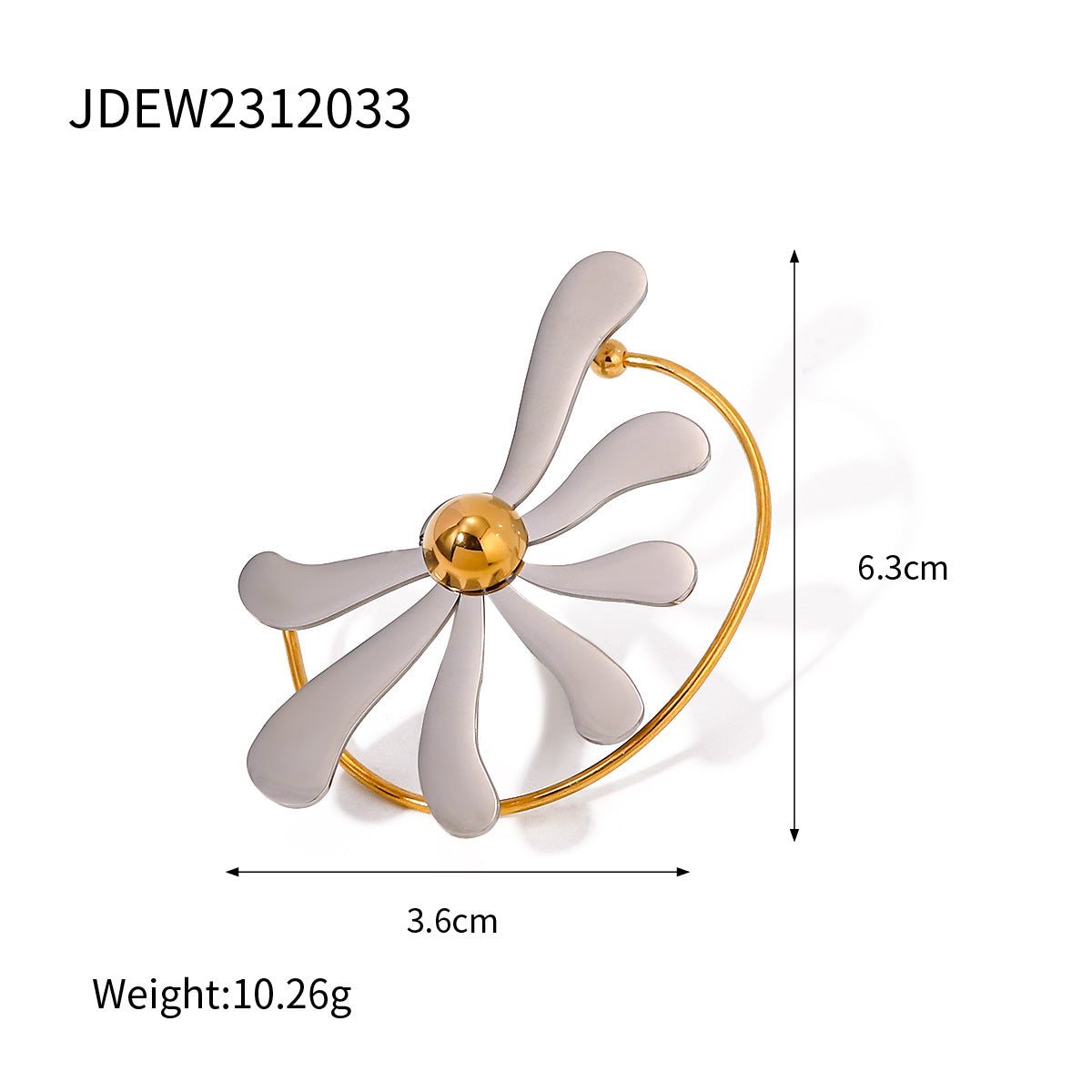 Adair Daisy Charm Jewelry Set - JDEW2312033 [T586YDNL]