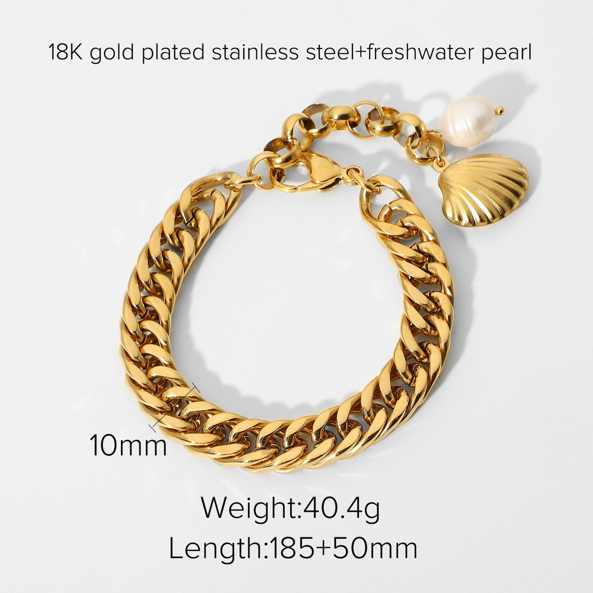 Gwendolynn Cuban Chain Bracelet - Style L [TLKQQVDH]