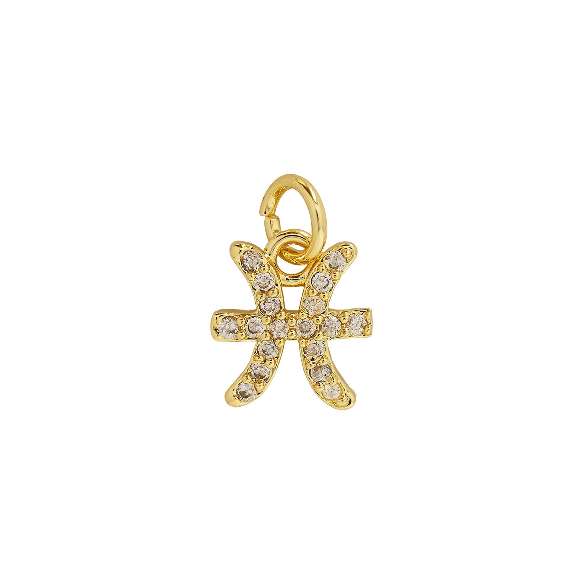 Meena Delicate Zodiac Necklace - Pisces [GRCGKK8O]