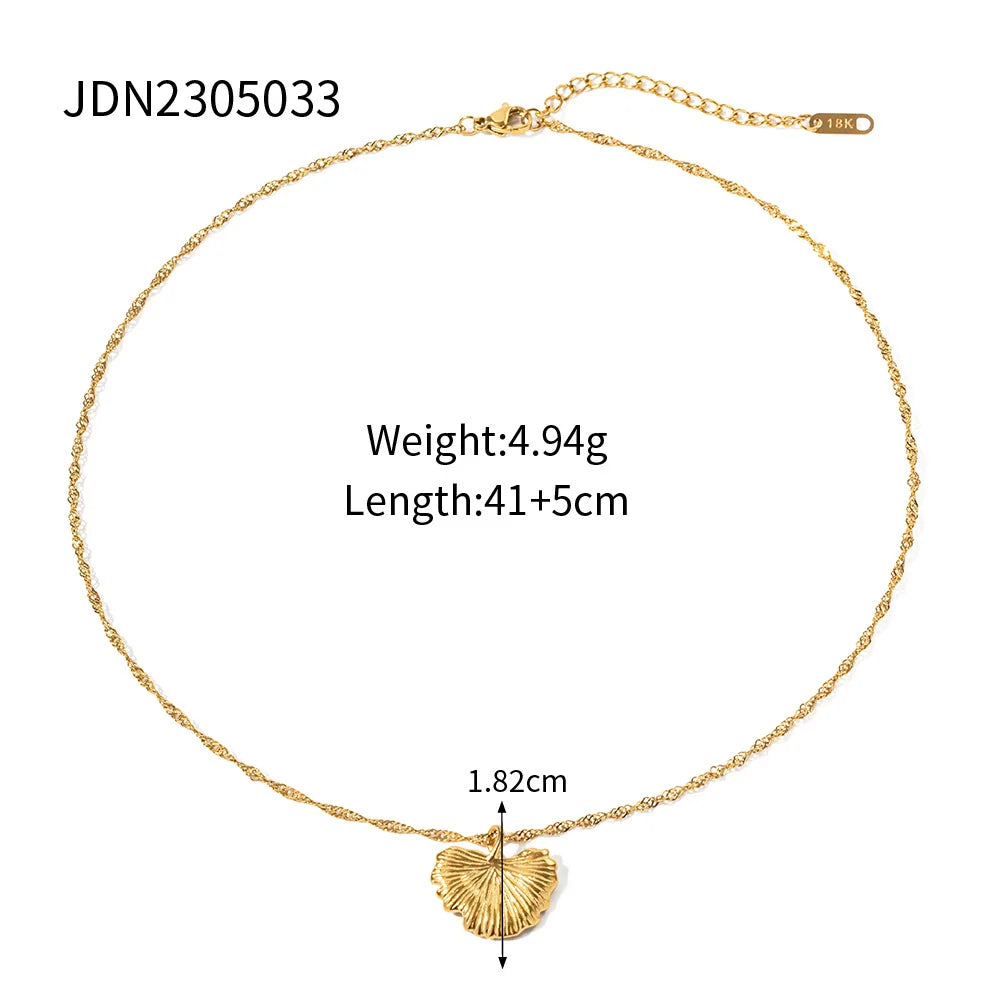 Lujain Ginkgo Pearl Jewelry - JDN2305033