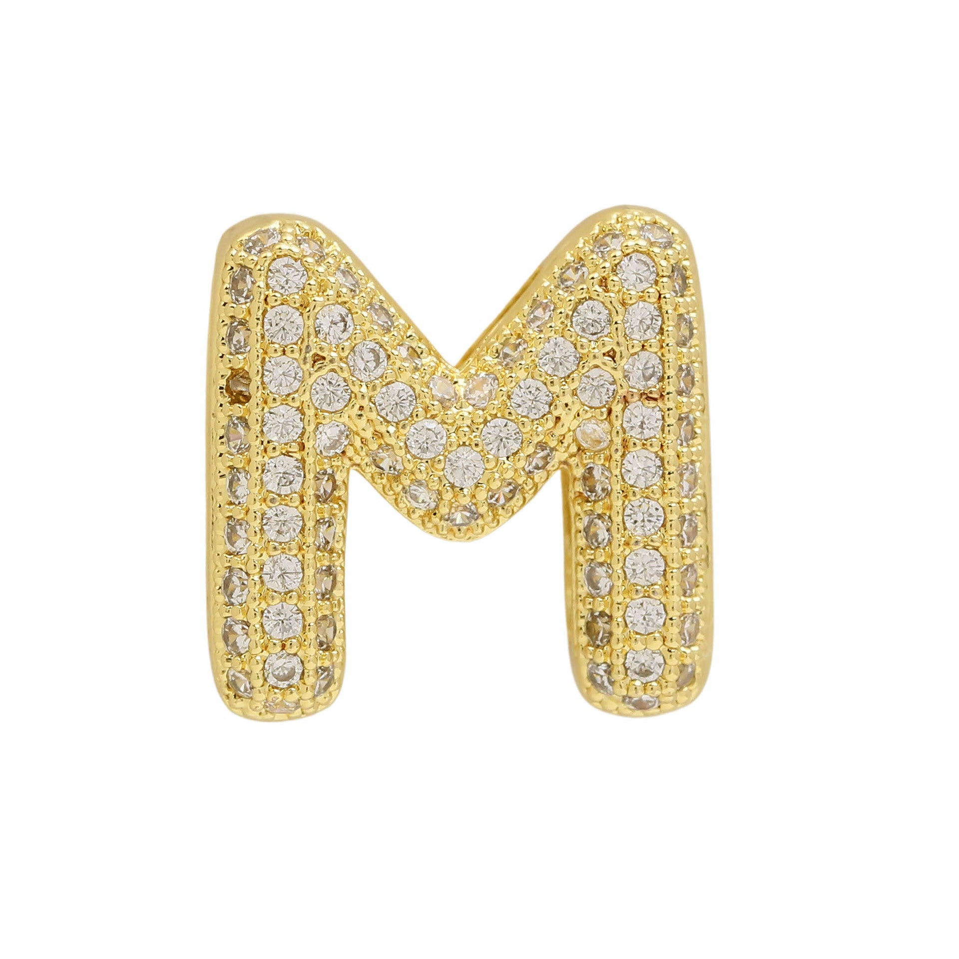 Israa Gold Bubble Letter Bracelet - M [HUPWHCRC]