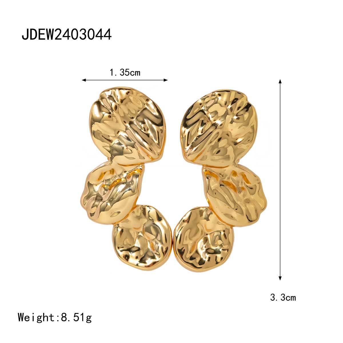 Analeigha Floral Statement Earrings - JDEW2403044 [JEDA3U9M]