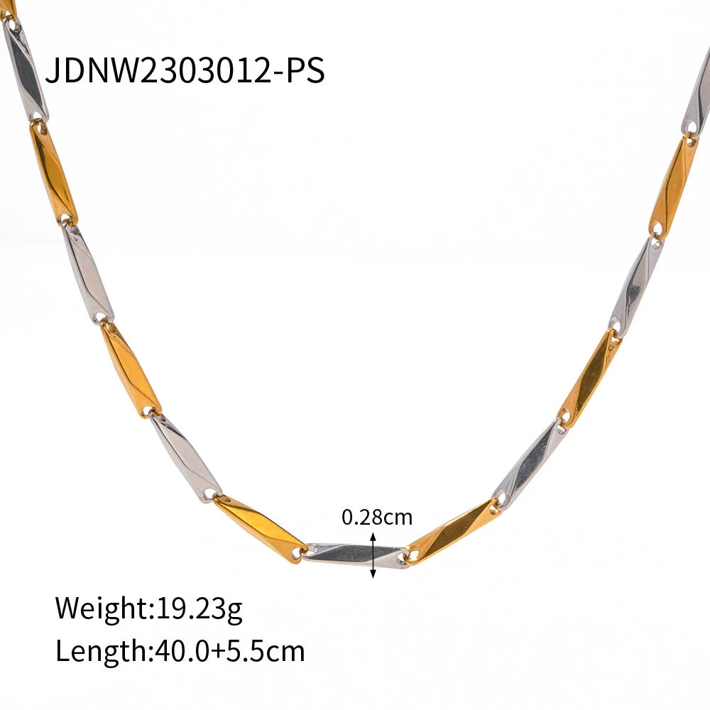 Sehaj Geometric Two-Tone Earrings - JDNW2303012-PS