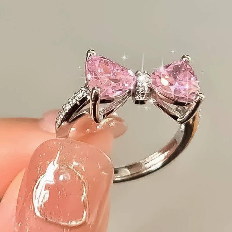 Khadija Dainty Bow Ring - Style 2 [8CT9LQ33]