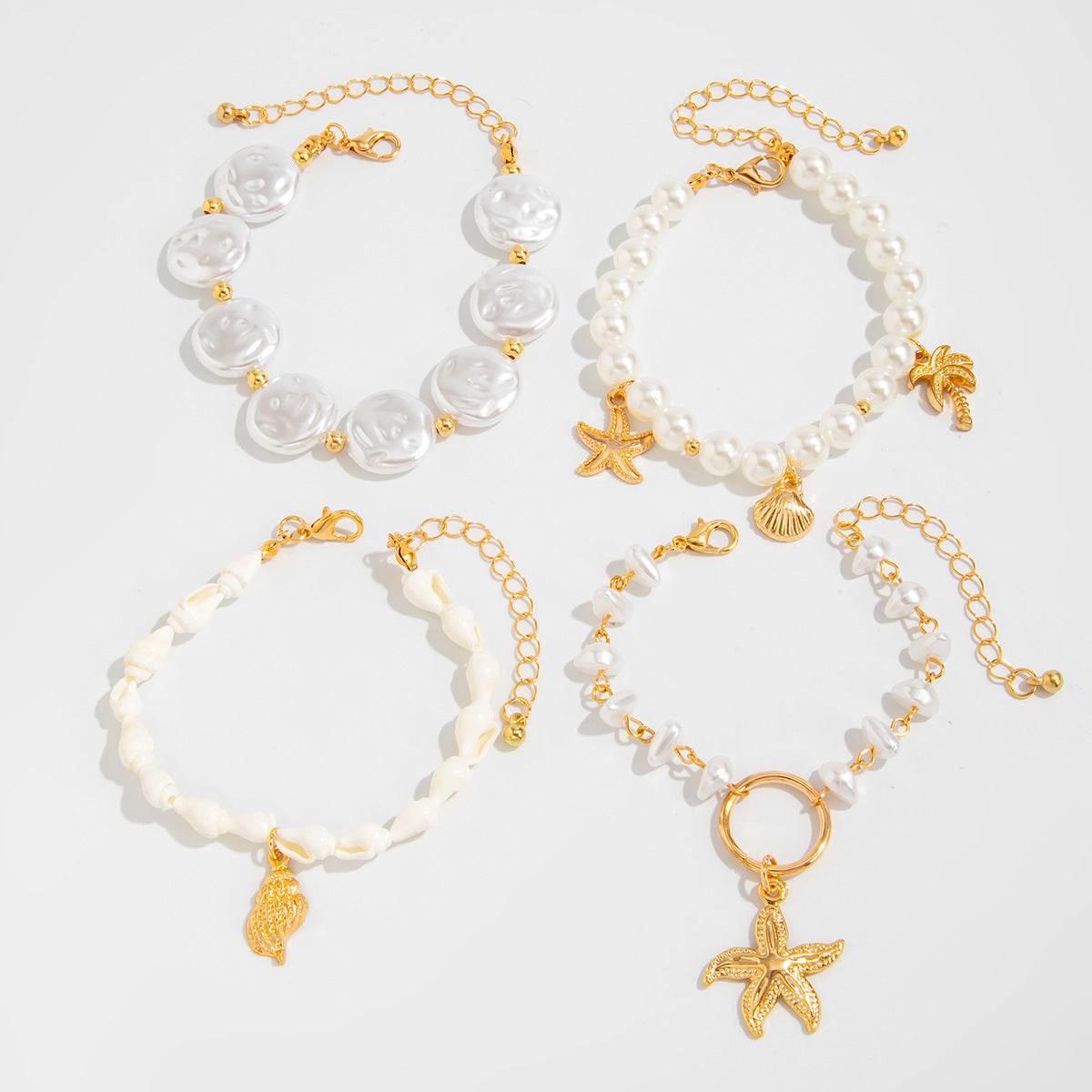 Bryleigh Pearl Starfish Bracelet - Gold [W5NN8I1P]