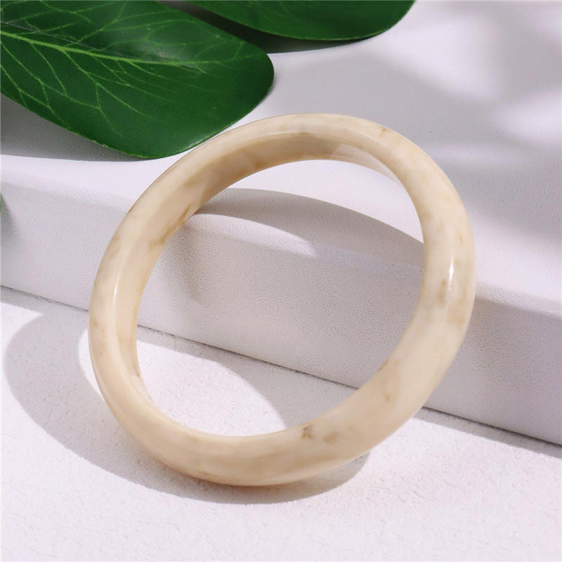 Zephyr Sculpted Stacking Bracelet - Black [T8AMBCQ4]