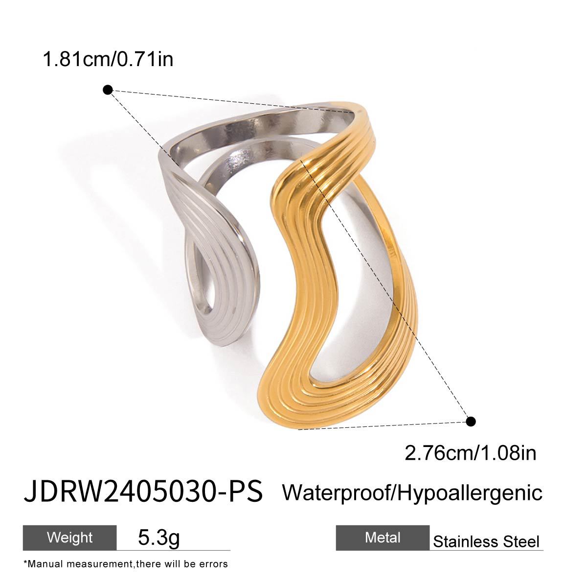 Amellia Modern Band Ring - JDRW2405030-PS [AWG7EIGK]