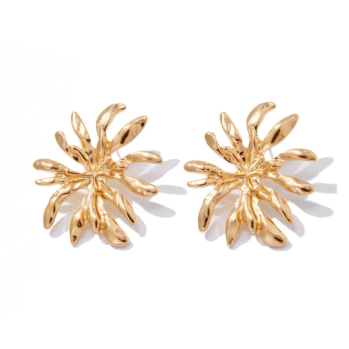 Zephaniah Dazzling Bloom Studs - Gold