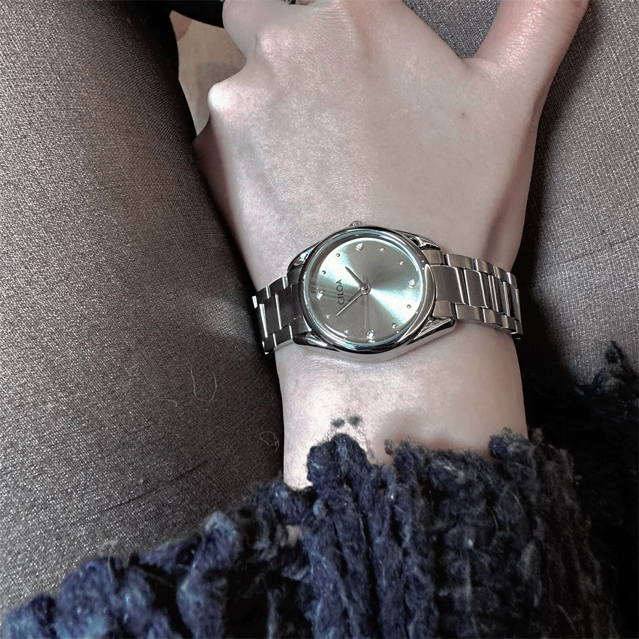 Kyiah Classic Date Watch - Silver