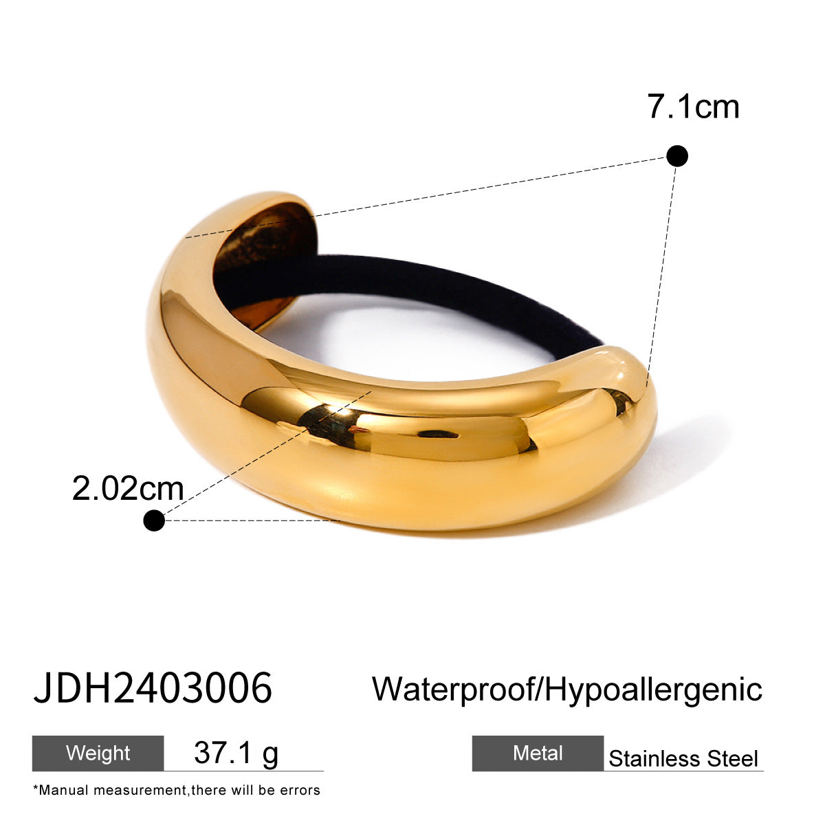 Aasiyah Sleek U-Shape Hair Tie - JDH2403006 [OXBII0RU]