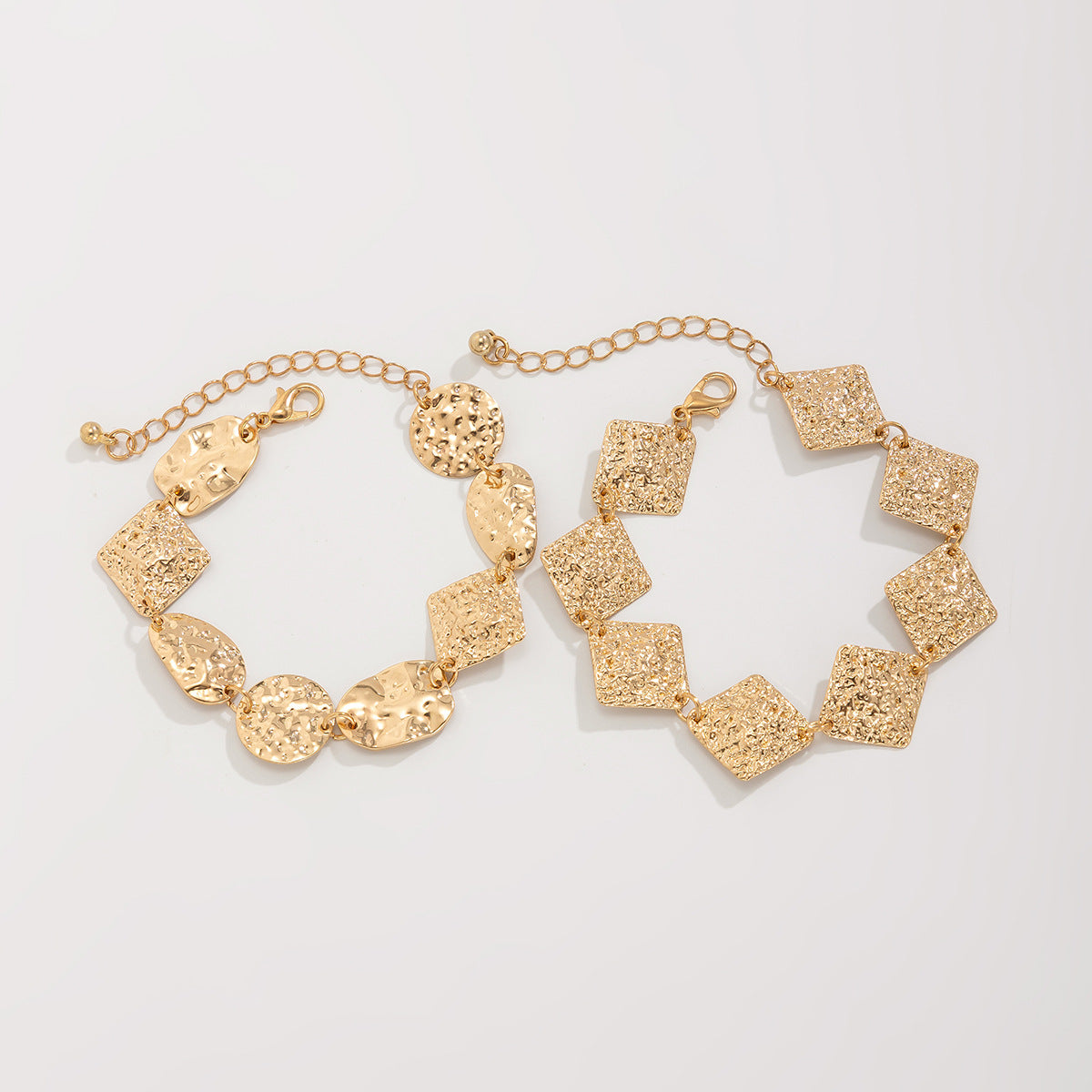 Adalynn Pitted Geometric Bracelet - Gold [KNUJ1Z31]