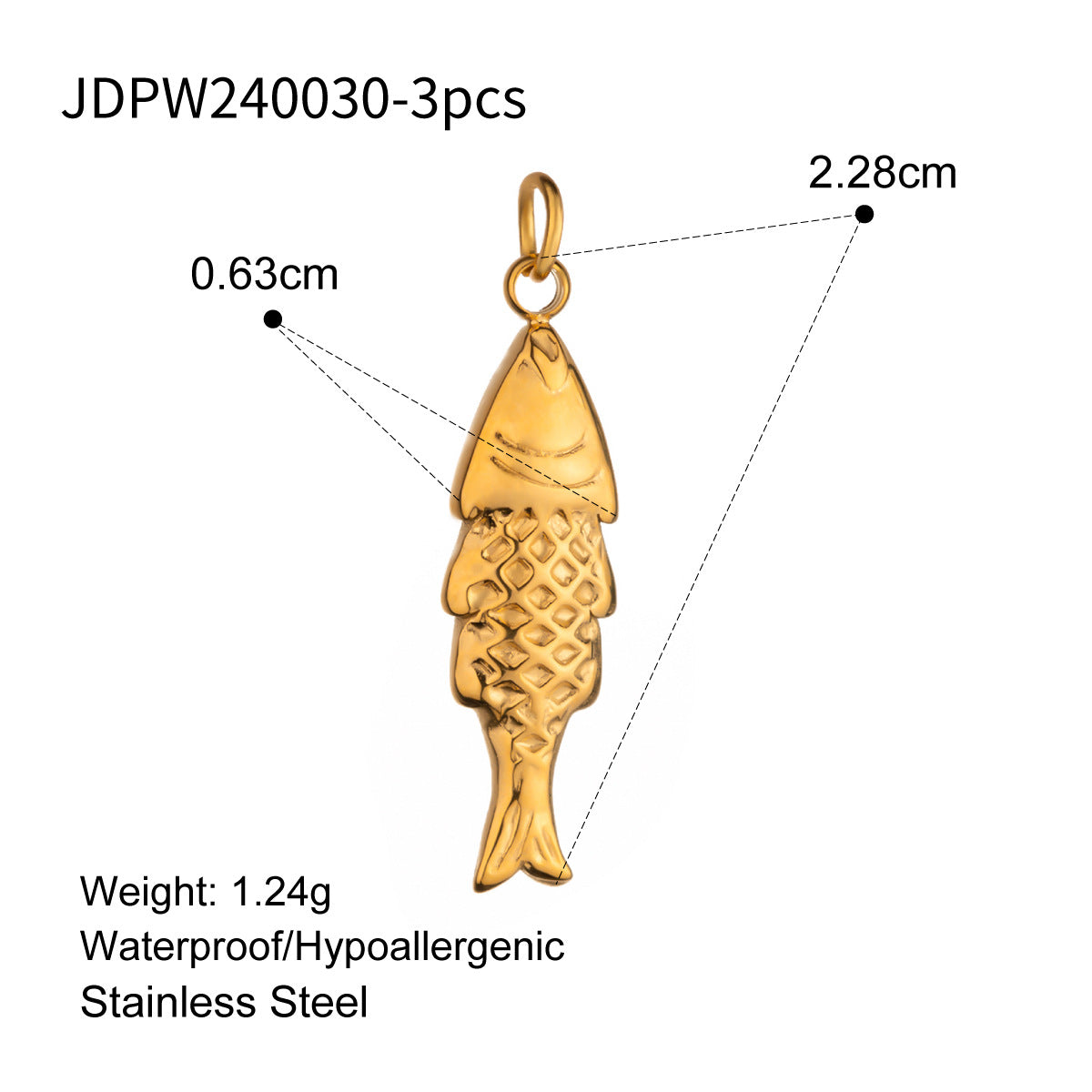 Avery Celestial Marine Charms - JDPW240030 (3 pcs) [G8NC9T9X]
