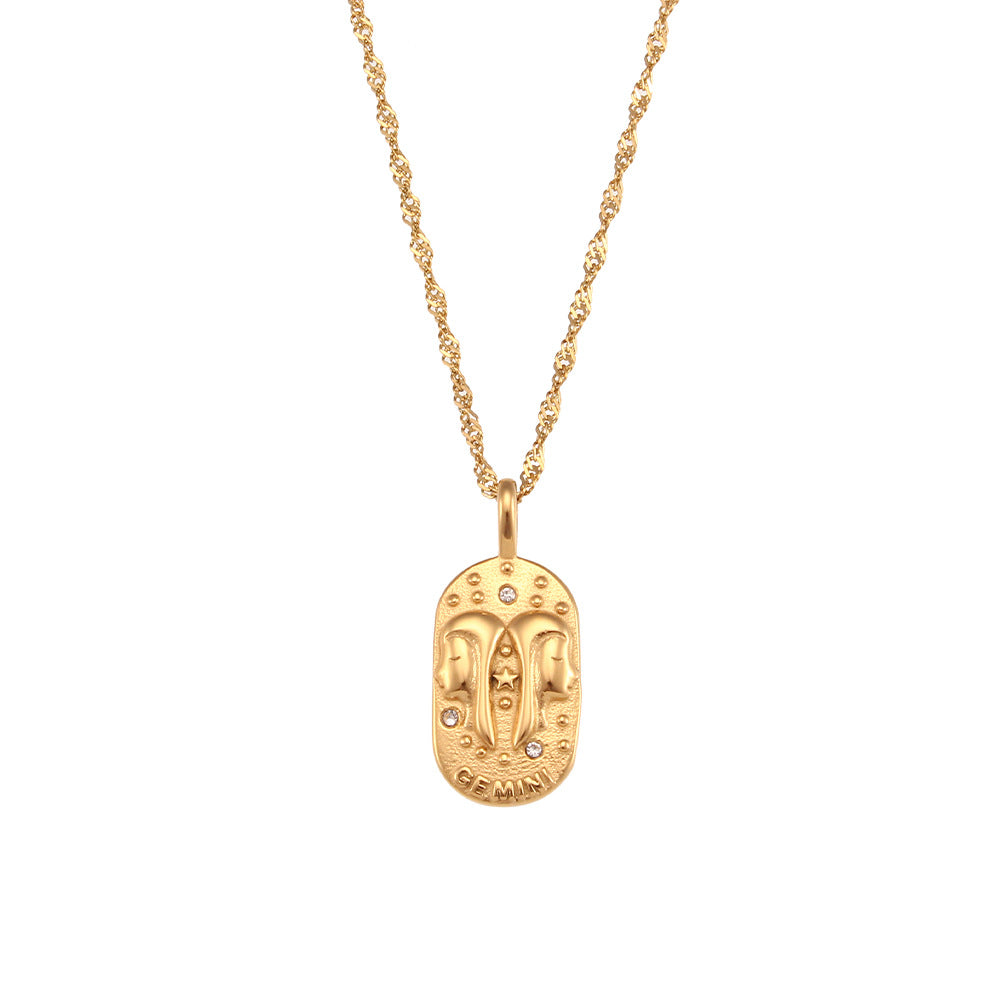 Eli Constellation Pendant Necklace - Gemini [MNGLQ6YT]