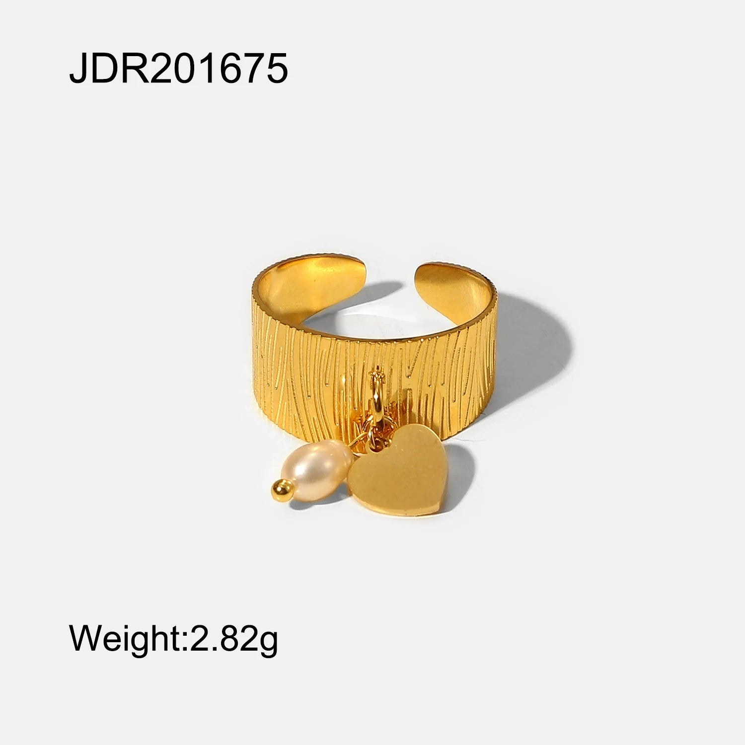 Xitlaly Dainty Pearl Ring - Open Adjustable